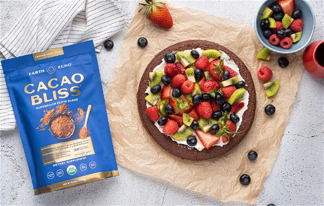 Image of Cacao Bliss Brownie Pizza